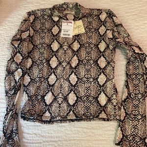 snake skin shirt